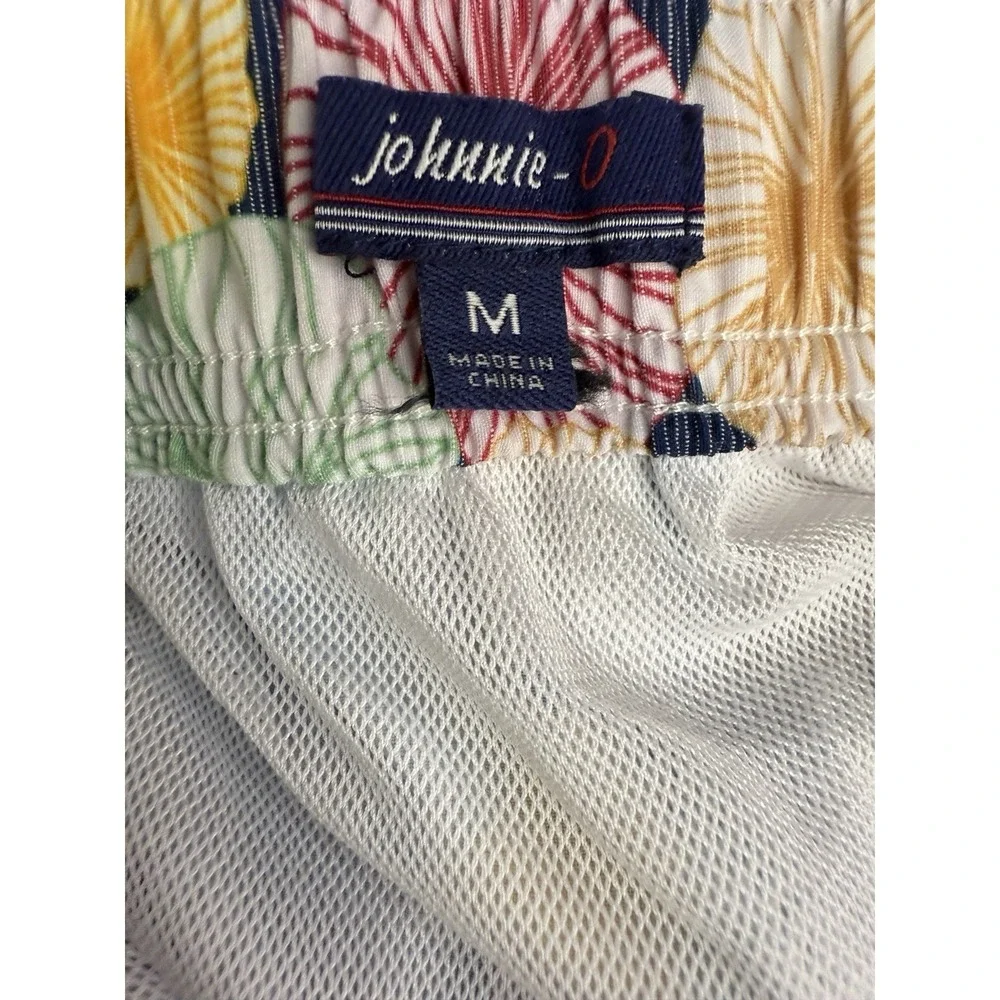 Johnnie-O Swim Trunk Shorts Men's‎ Medium Nevis Floral Drawstring